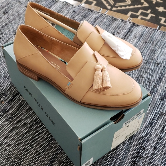 Toms Shoes - New TOMS Estel leather loafers  6